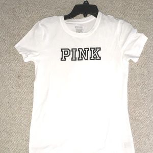 Pink basic tee